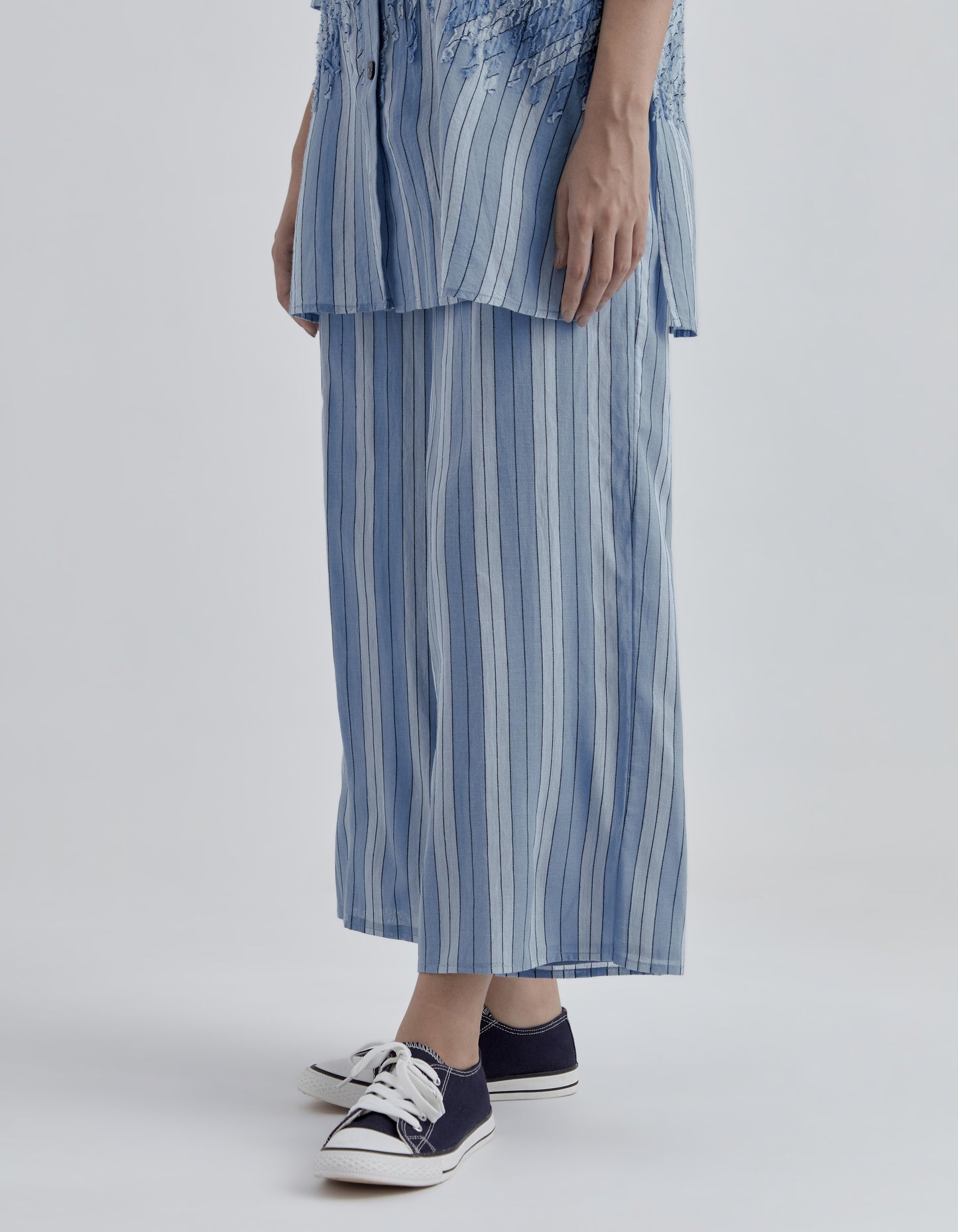 Steel Yarn Dyed Striped Pant