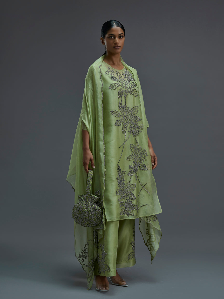 Grass Hand Beaded Kurta