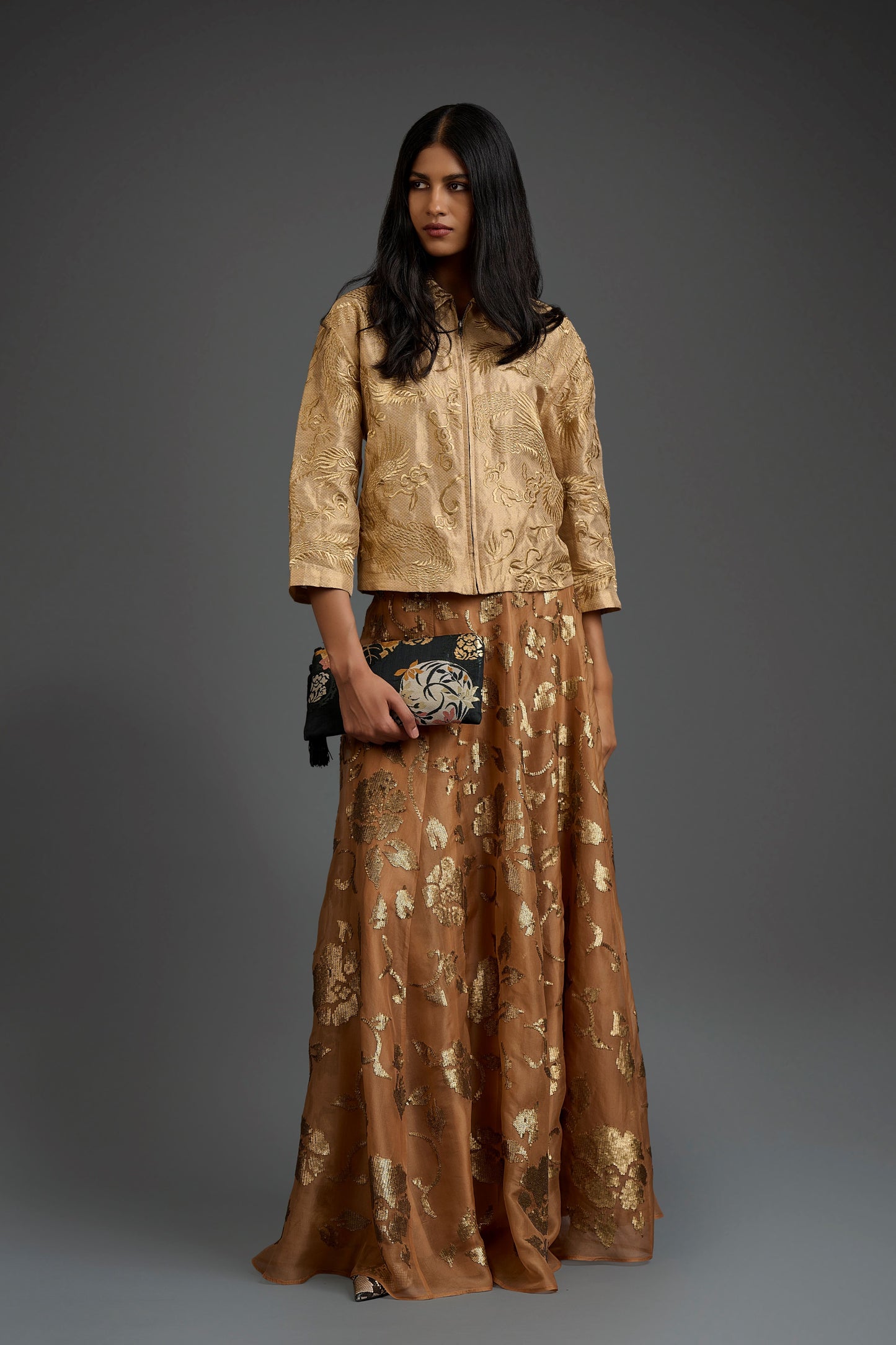 Gold Damask Stitch Jacket