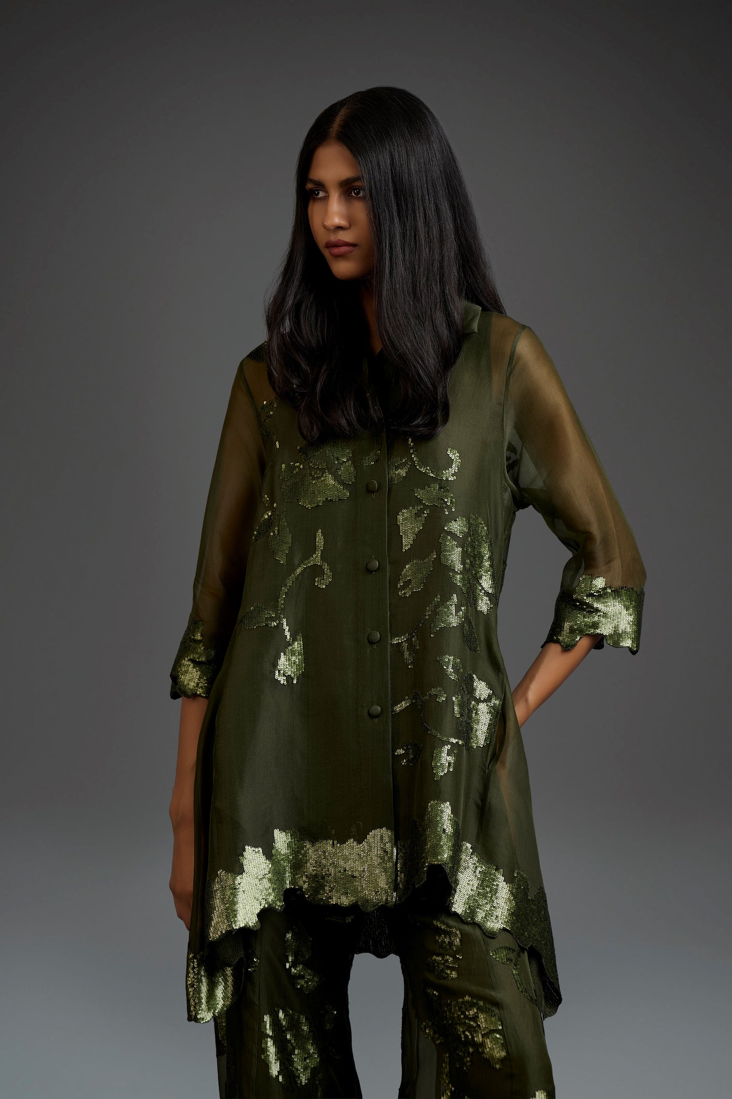 Forest Hand Sequined Jacket