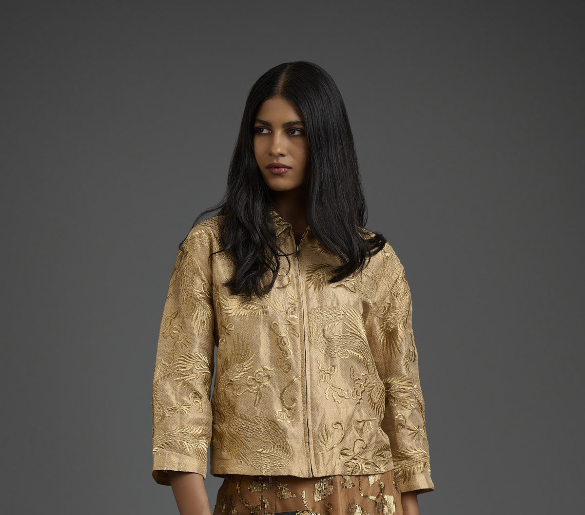 Gold Damask Stitch Jacket