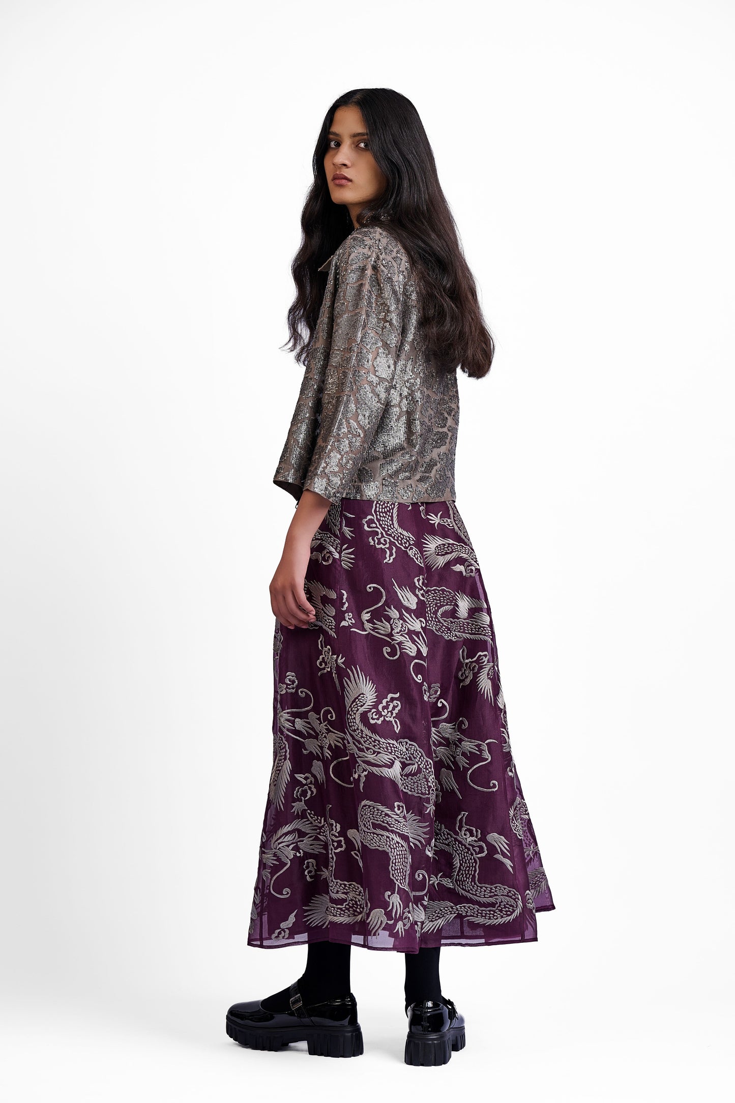 Stone Hand Sequined Jacket
