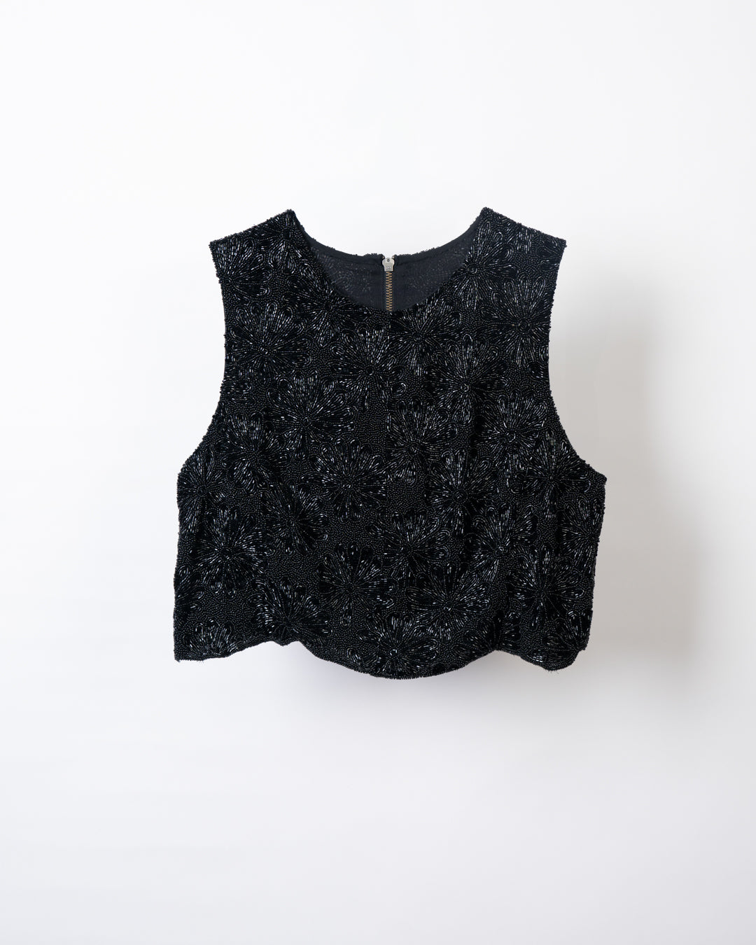 Black Hand Beaded Blouse