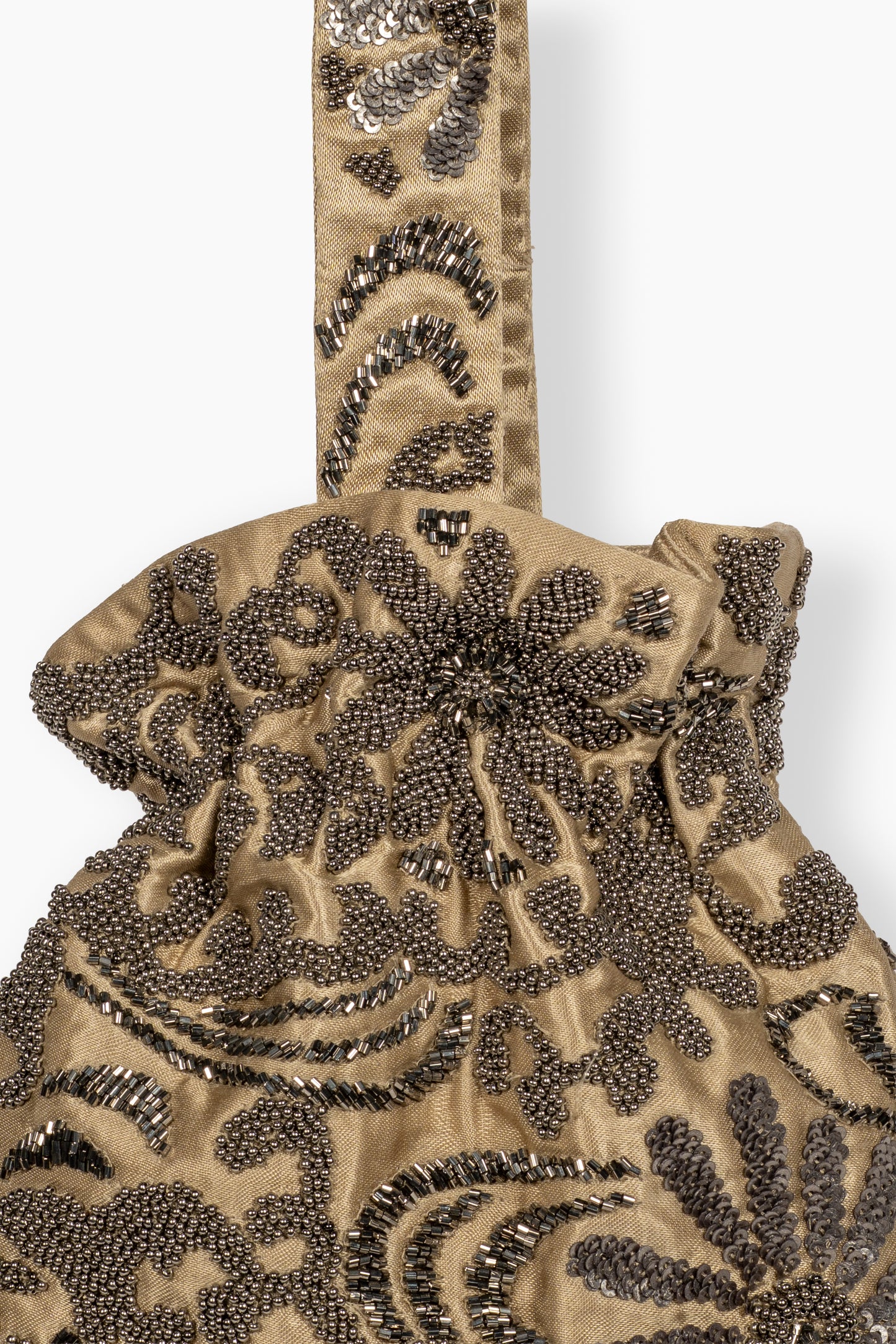 Natural Hand Beaded Handbag