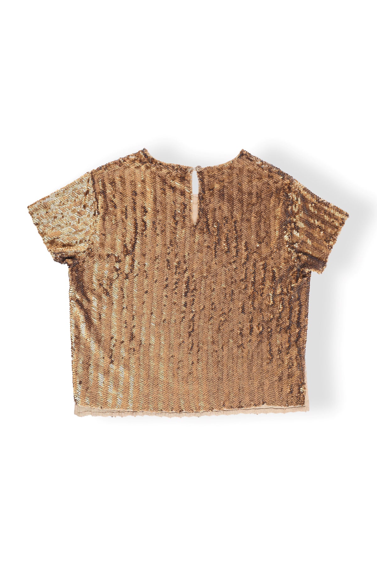 Gold Hand Sequined Blouse