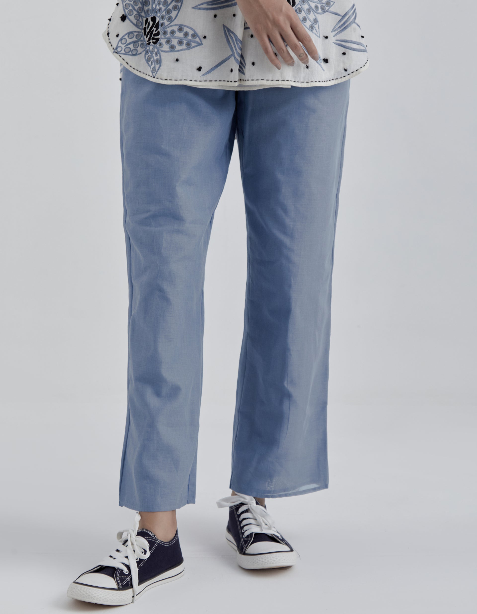 Steel Solid Pants