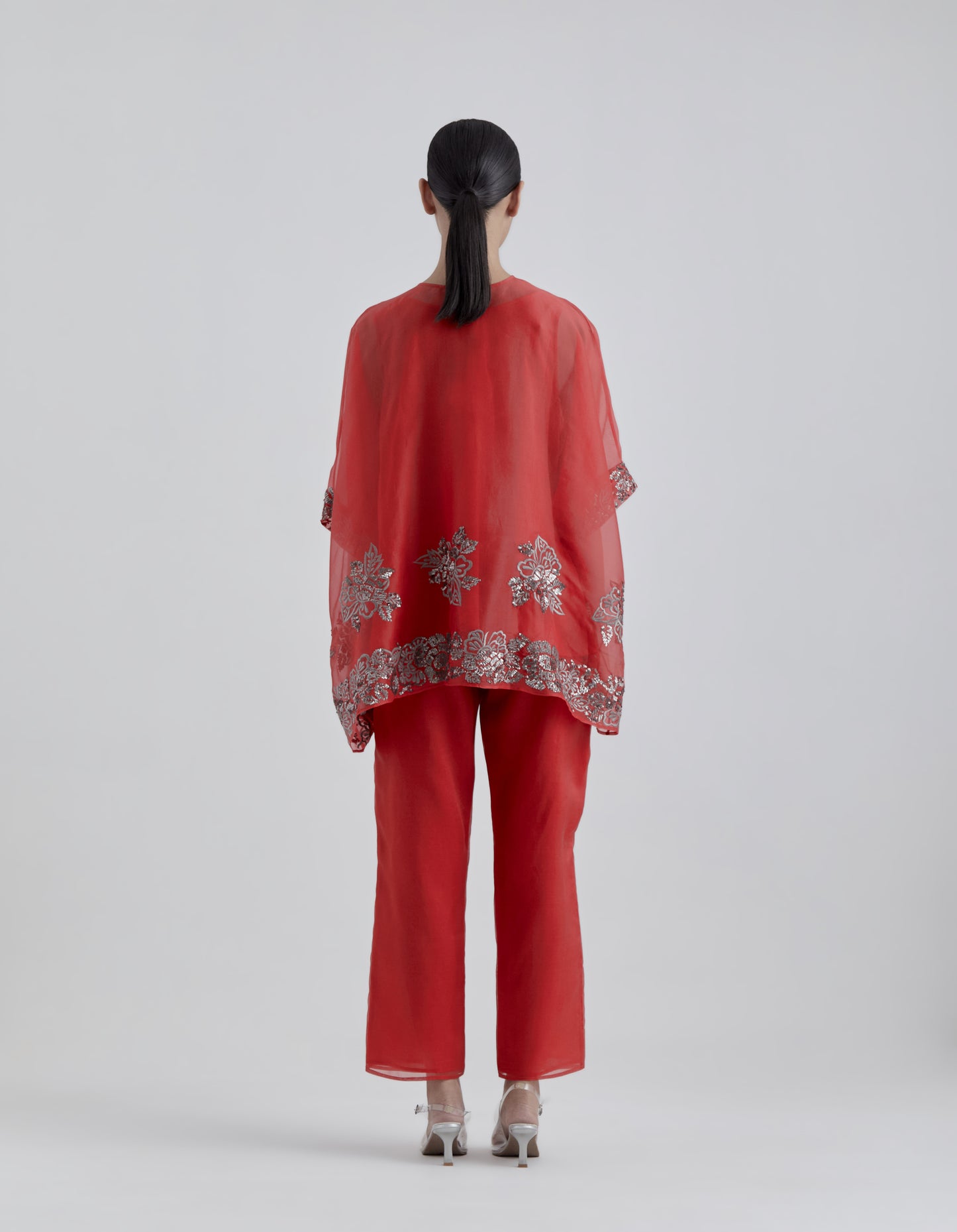 Crimson Solid Pants