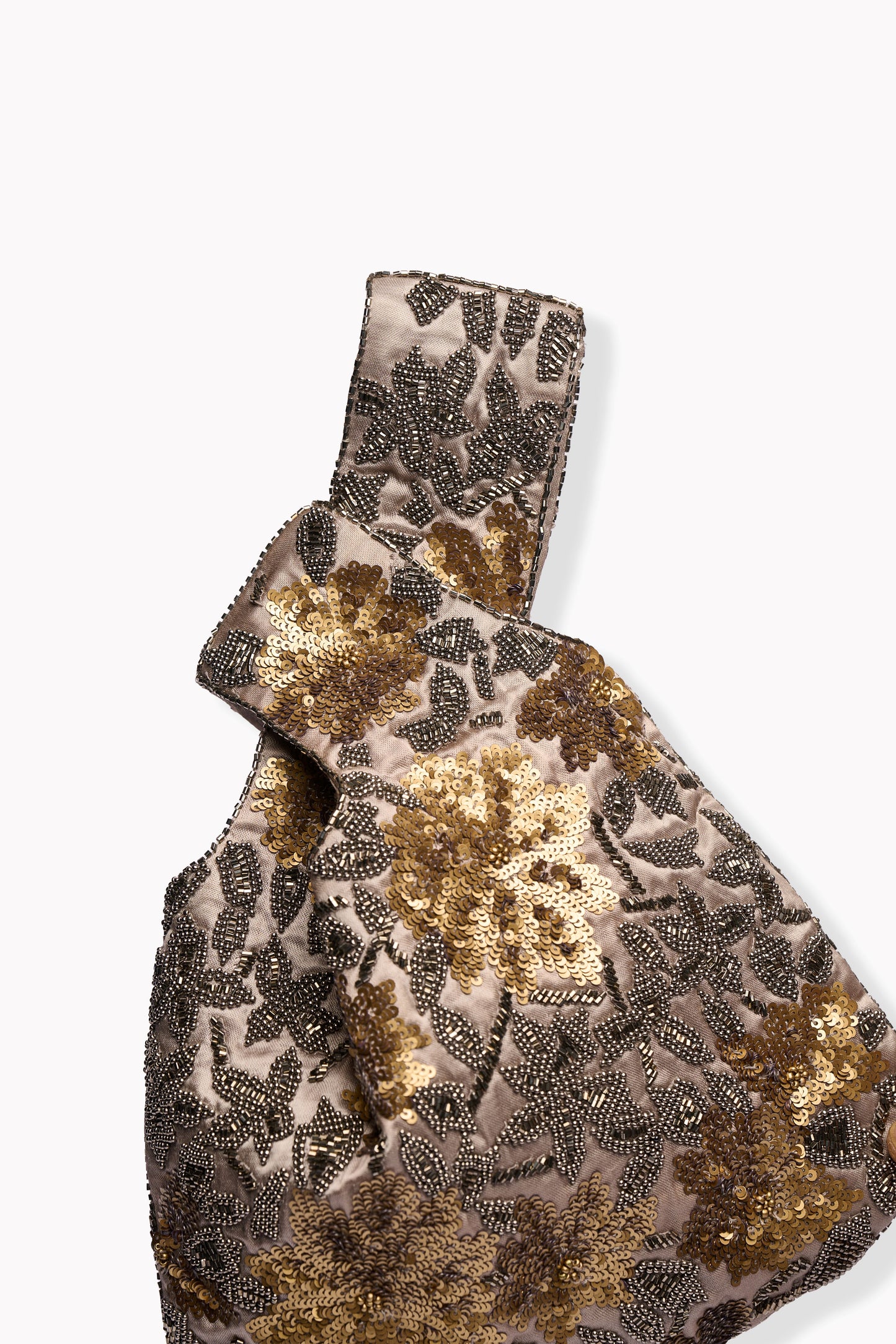 Stone Hand Sequined Knotbag
