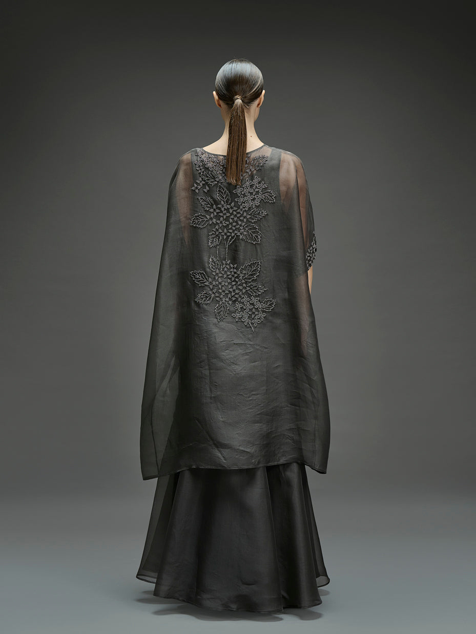 Taupe Hand Sequined Tunic