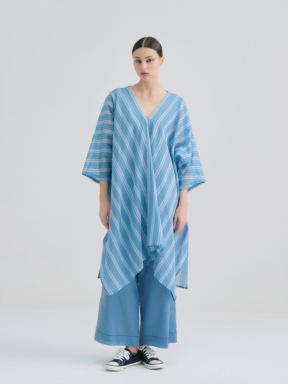 Steel Yarn Dye Striped Tunic