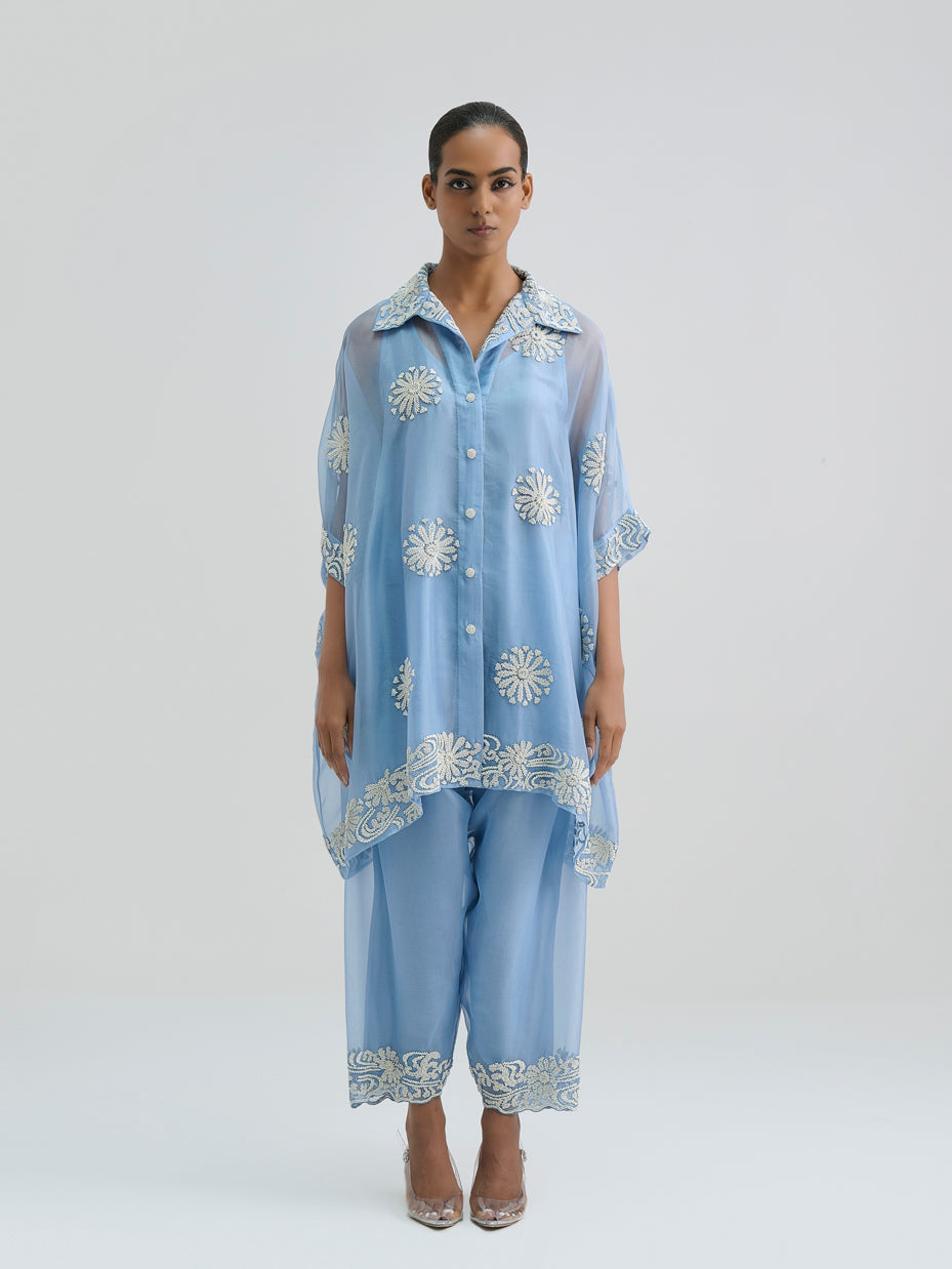 Steel Hand Beaded Salwar