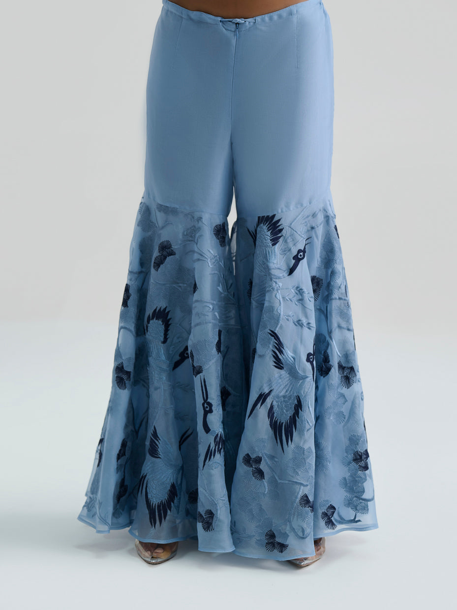 Steel Bird Motif Sharara