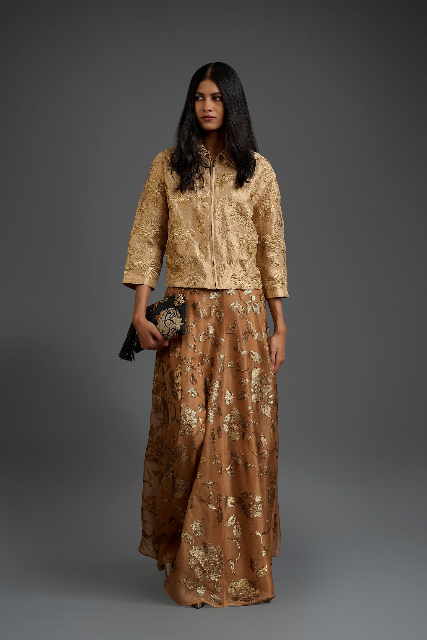 Gold Damask Stitch Jacket