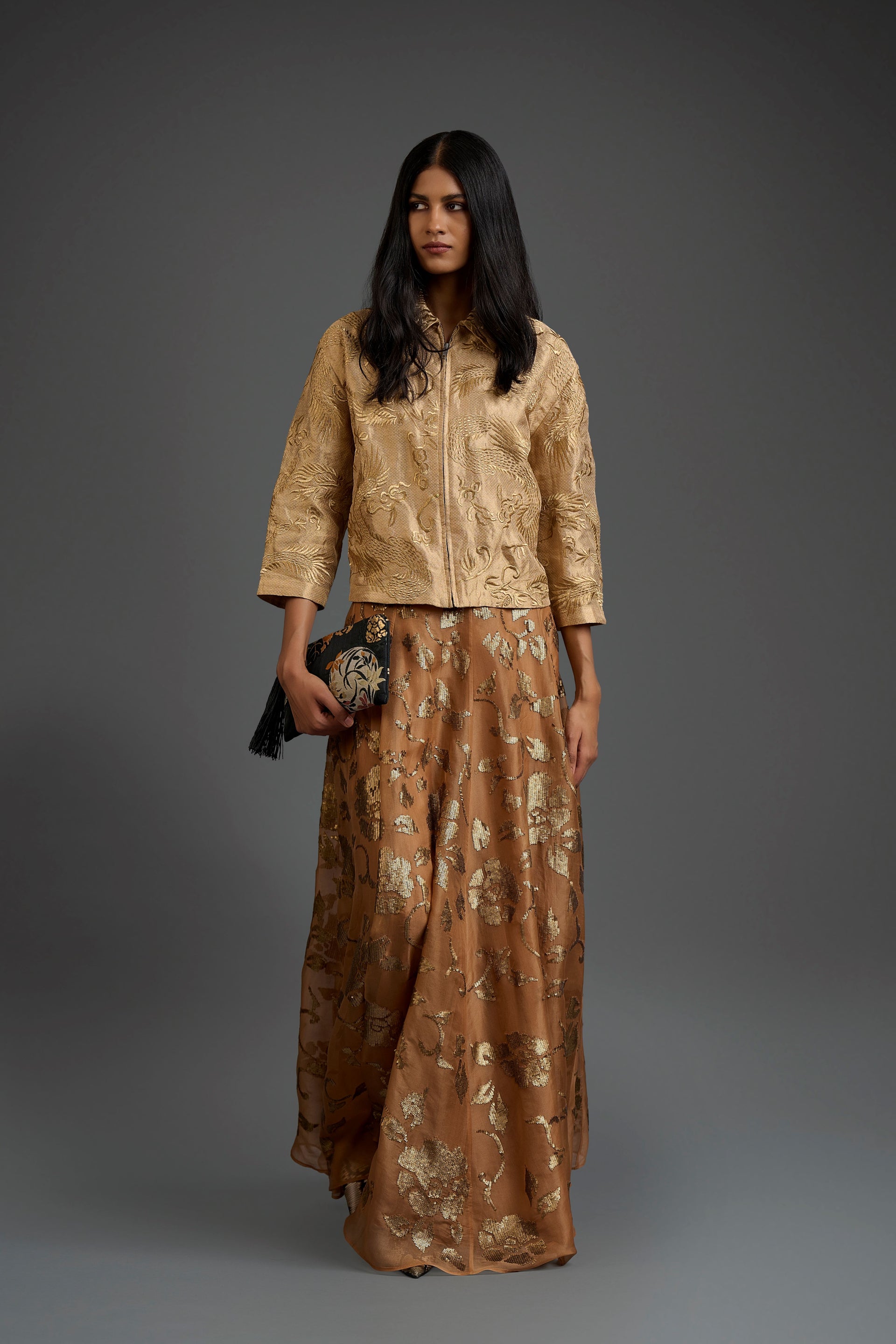 Gold Damask Stitch Jacket