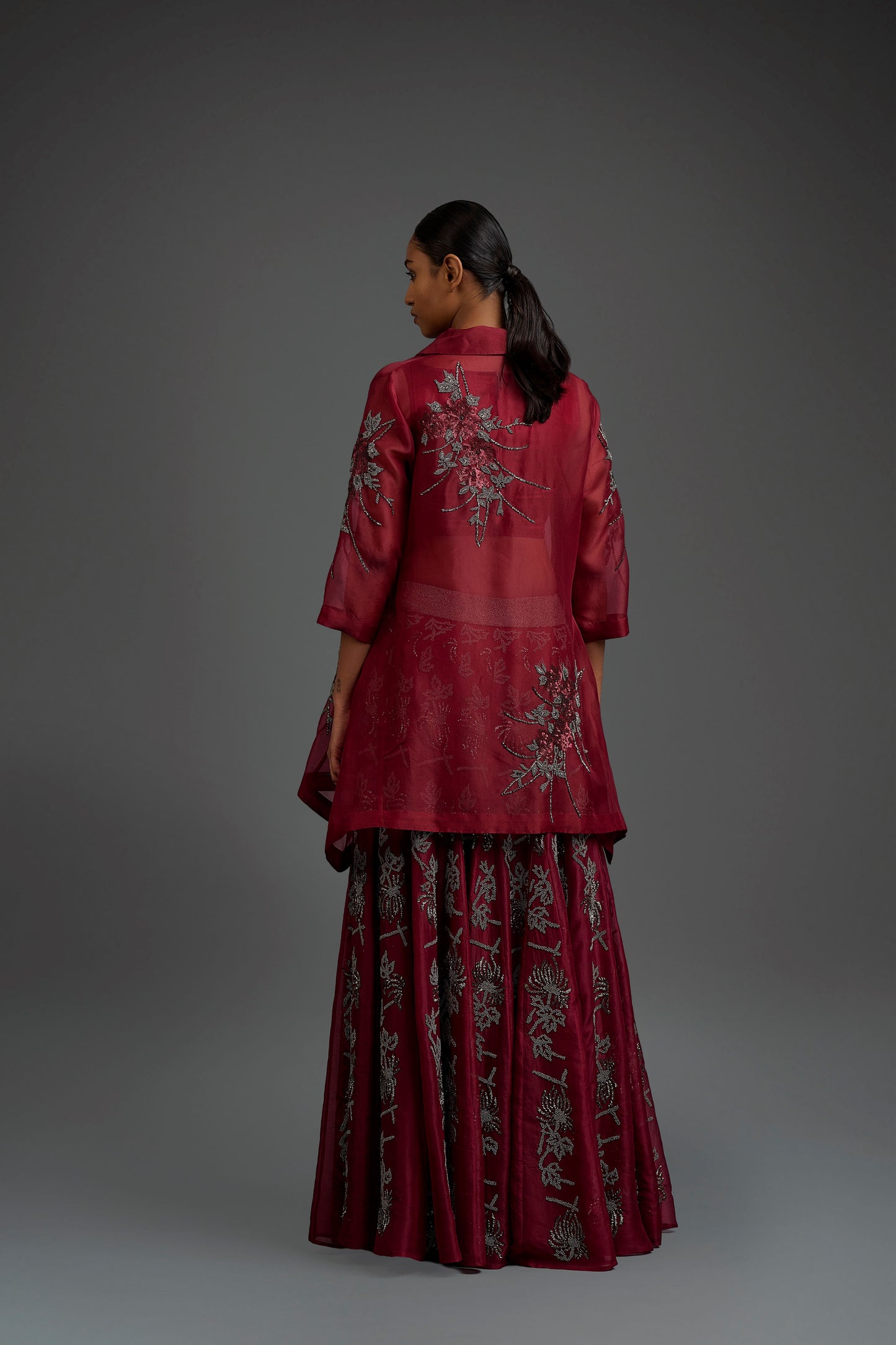 Cherry Hand Beaded Jacket
