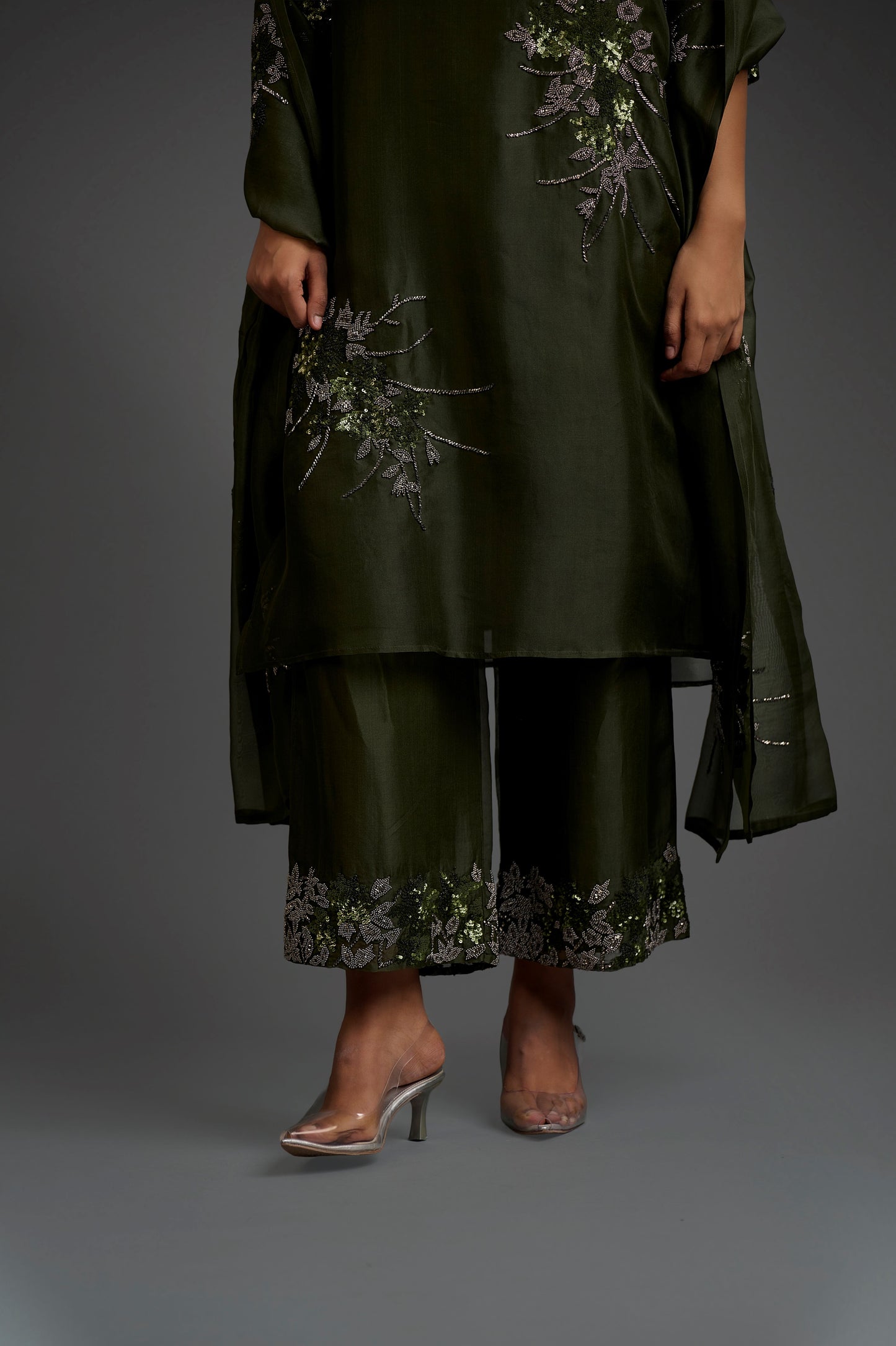 Forest Hand Beaded Pants