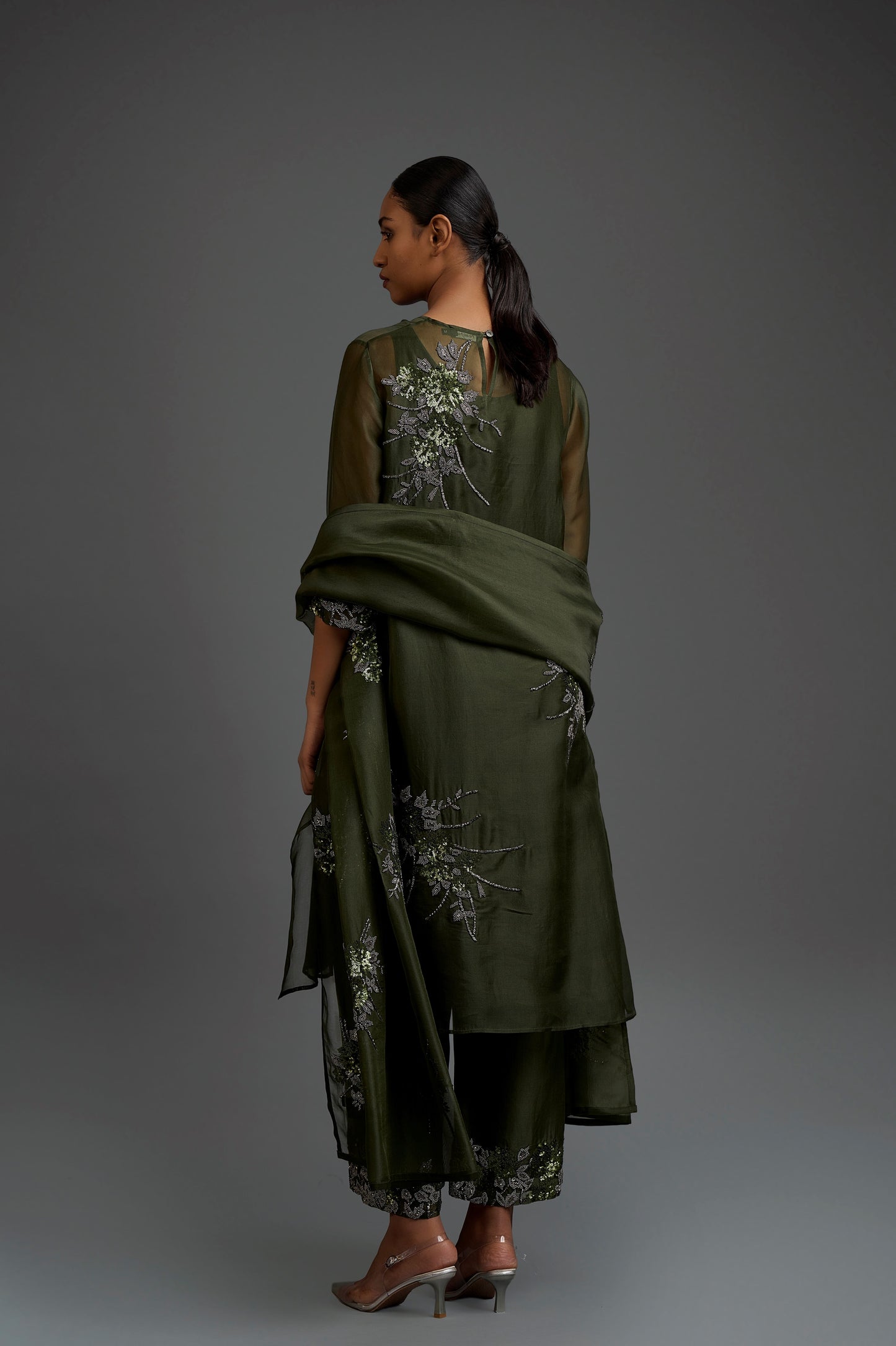 Forest Hand Beaded Pants