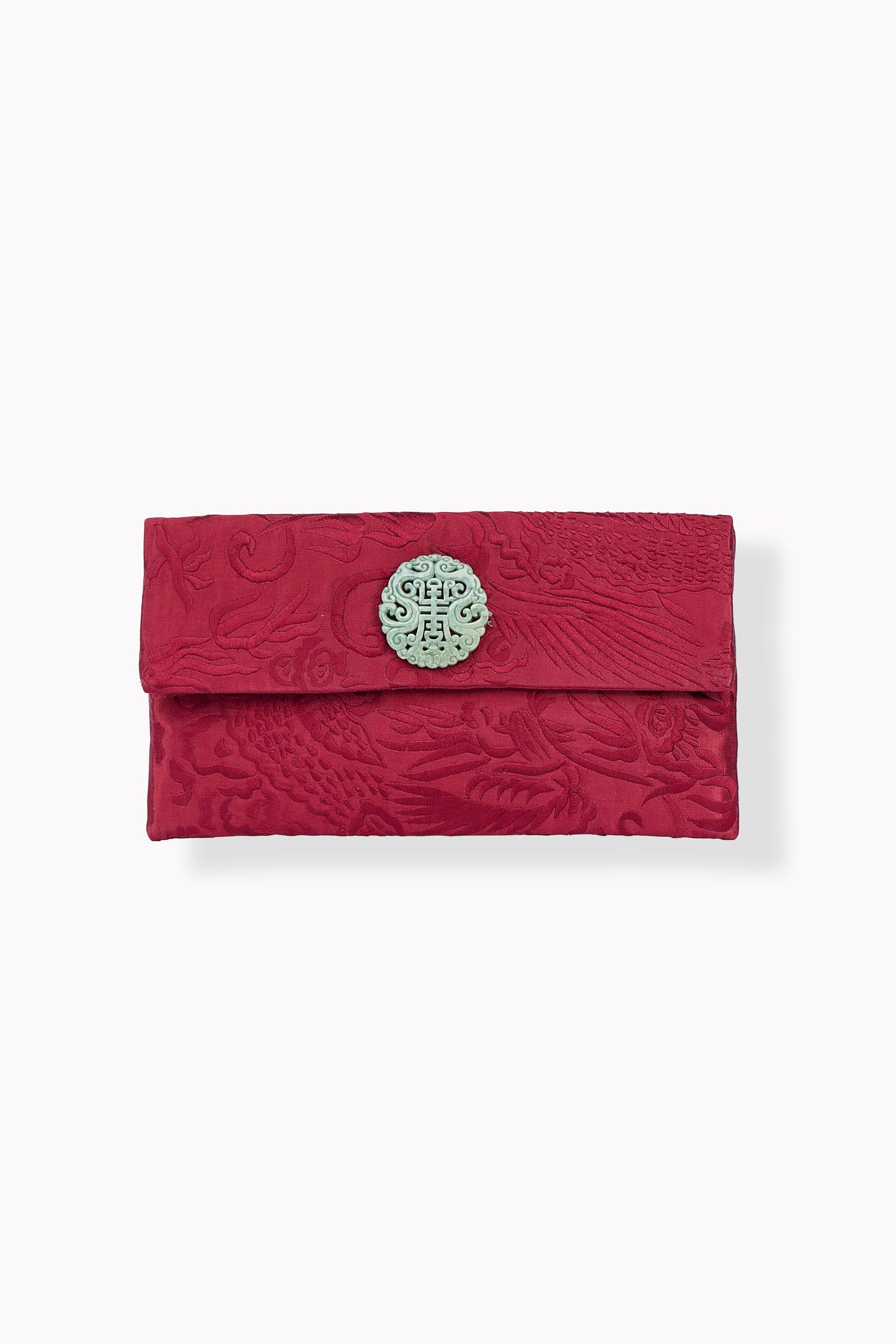 Cherry Flat Stitch Clutch