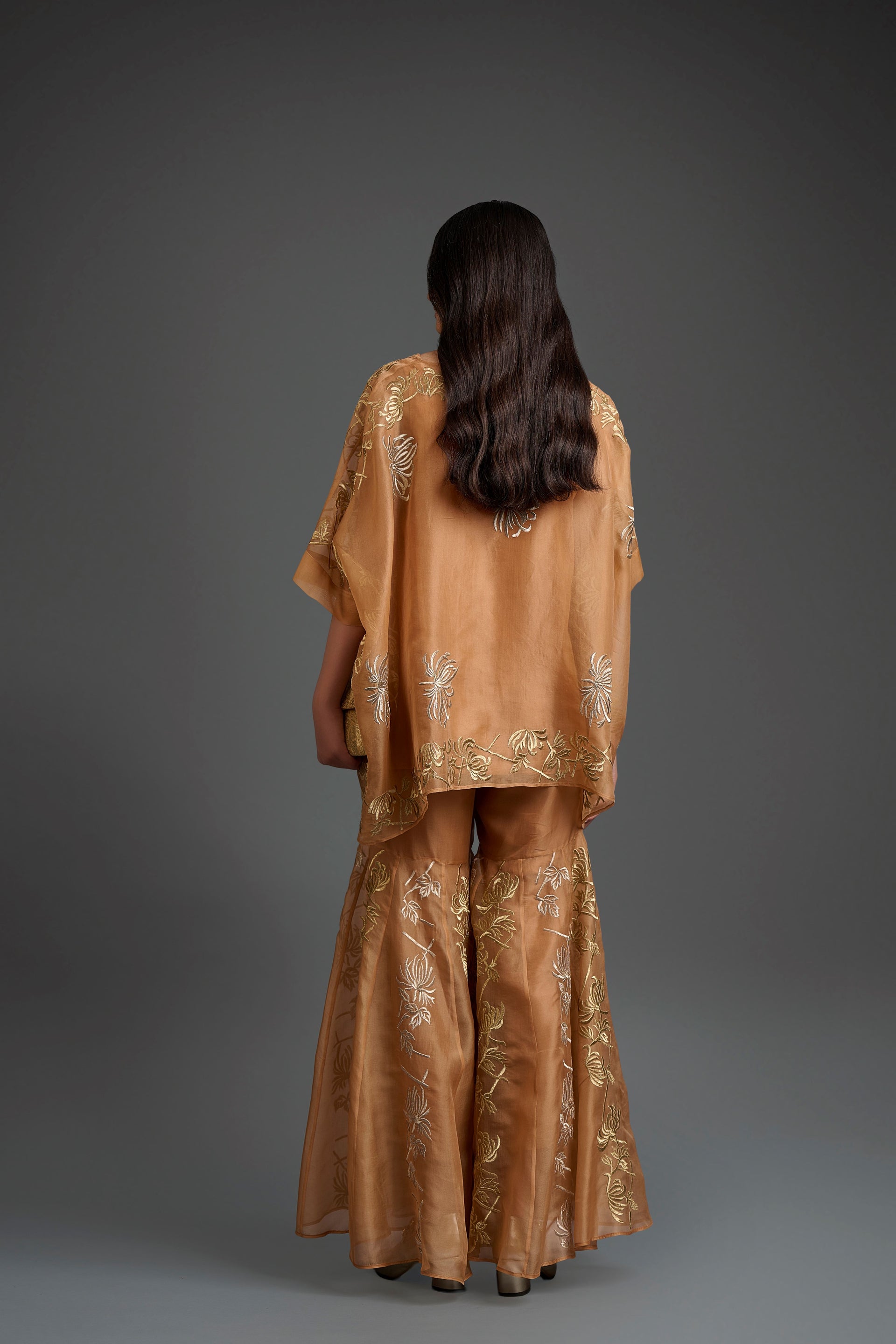 Apricot Flat Stitch Top