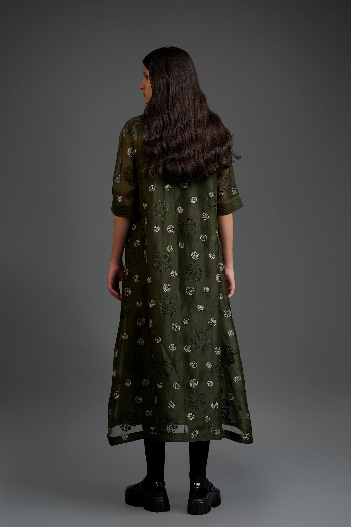 Forest Flat Stitch Dress