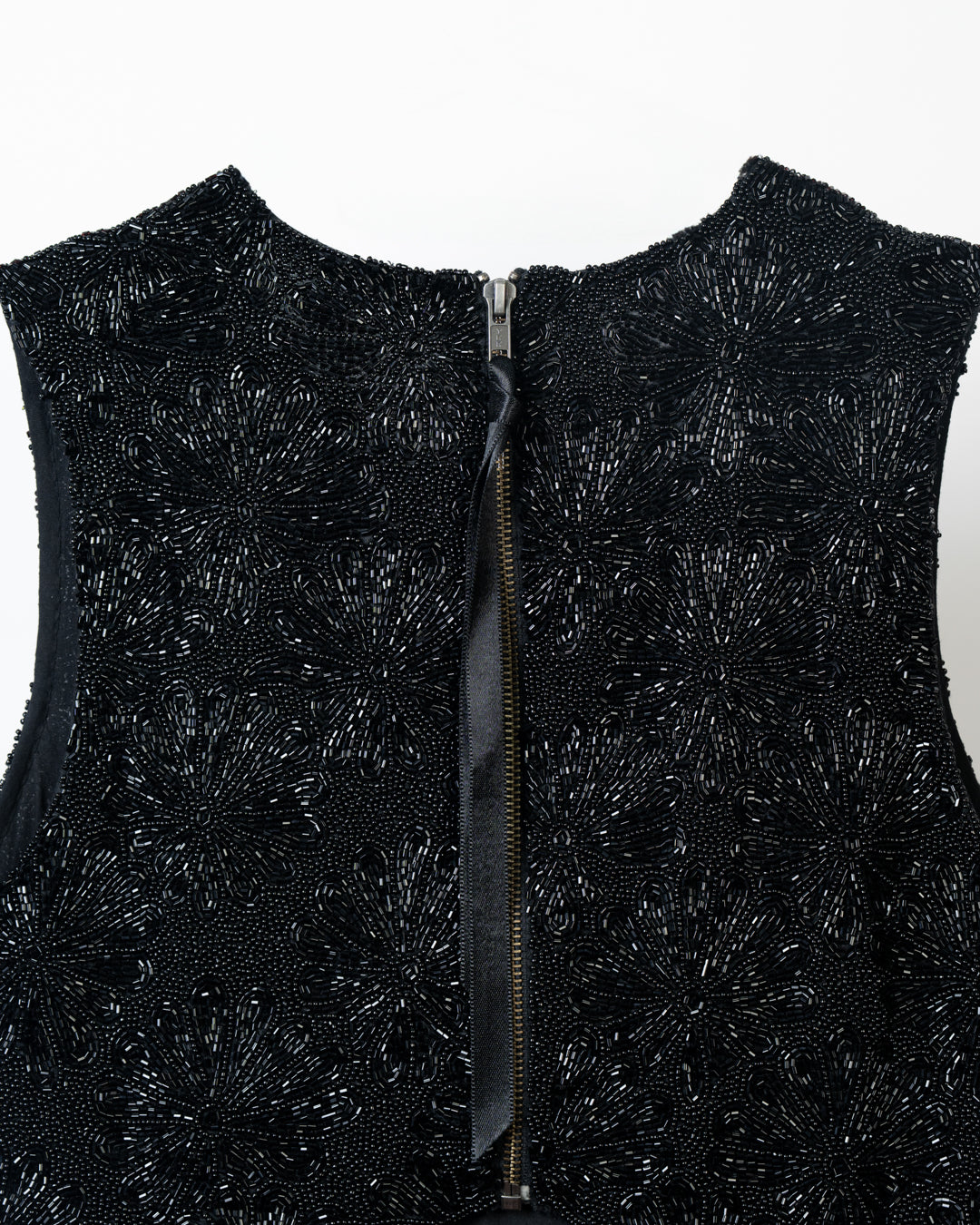 Black Hand Beaded Blouse