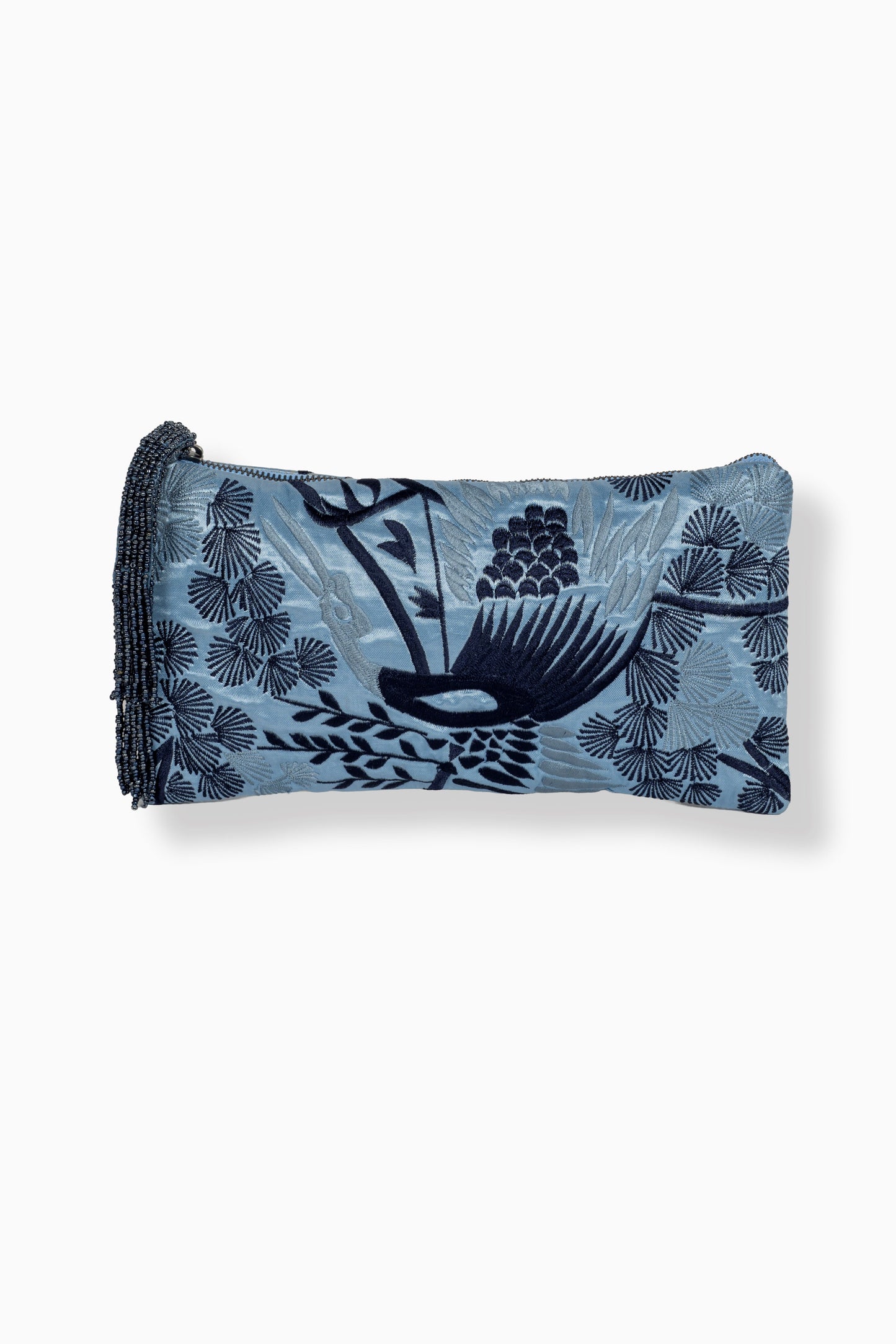 Steel Bird Motif Clutch