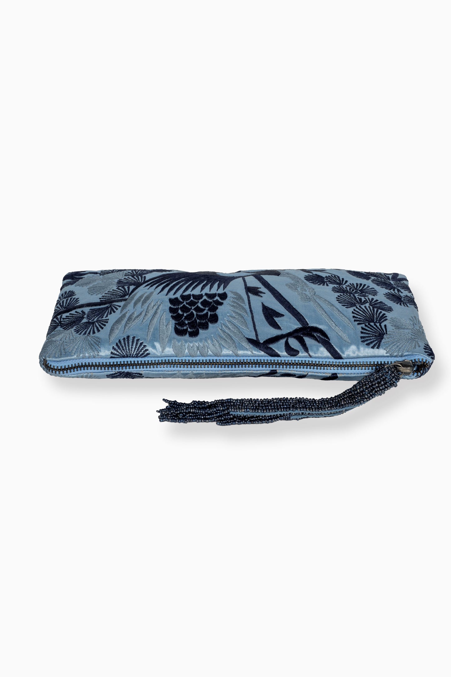 Steel Bird Motif Clutch