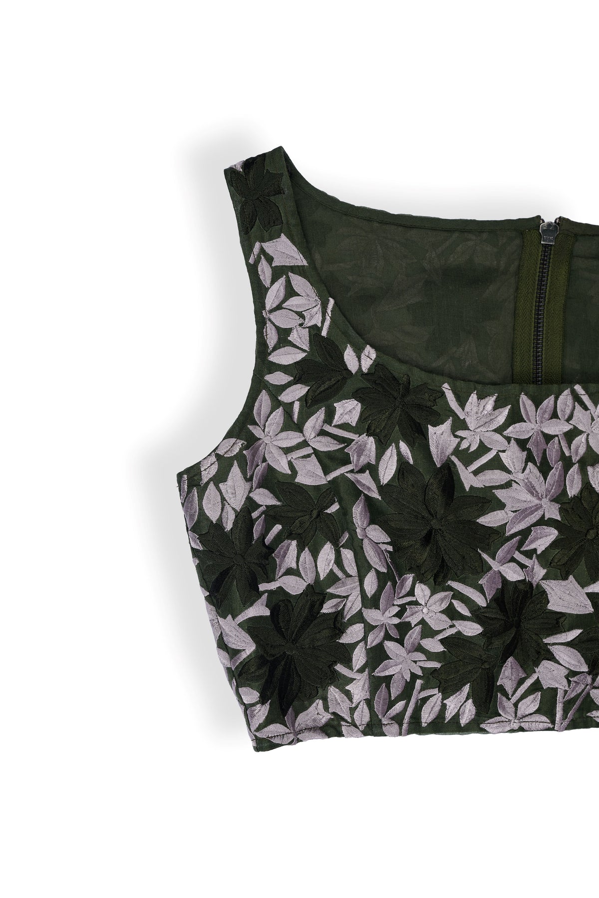 Forest Flat Stitch Blouse