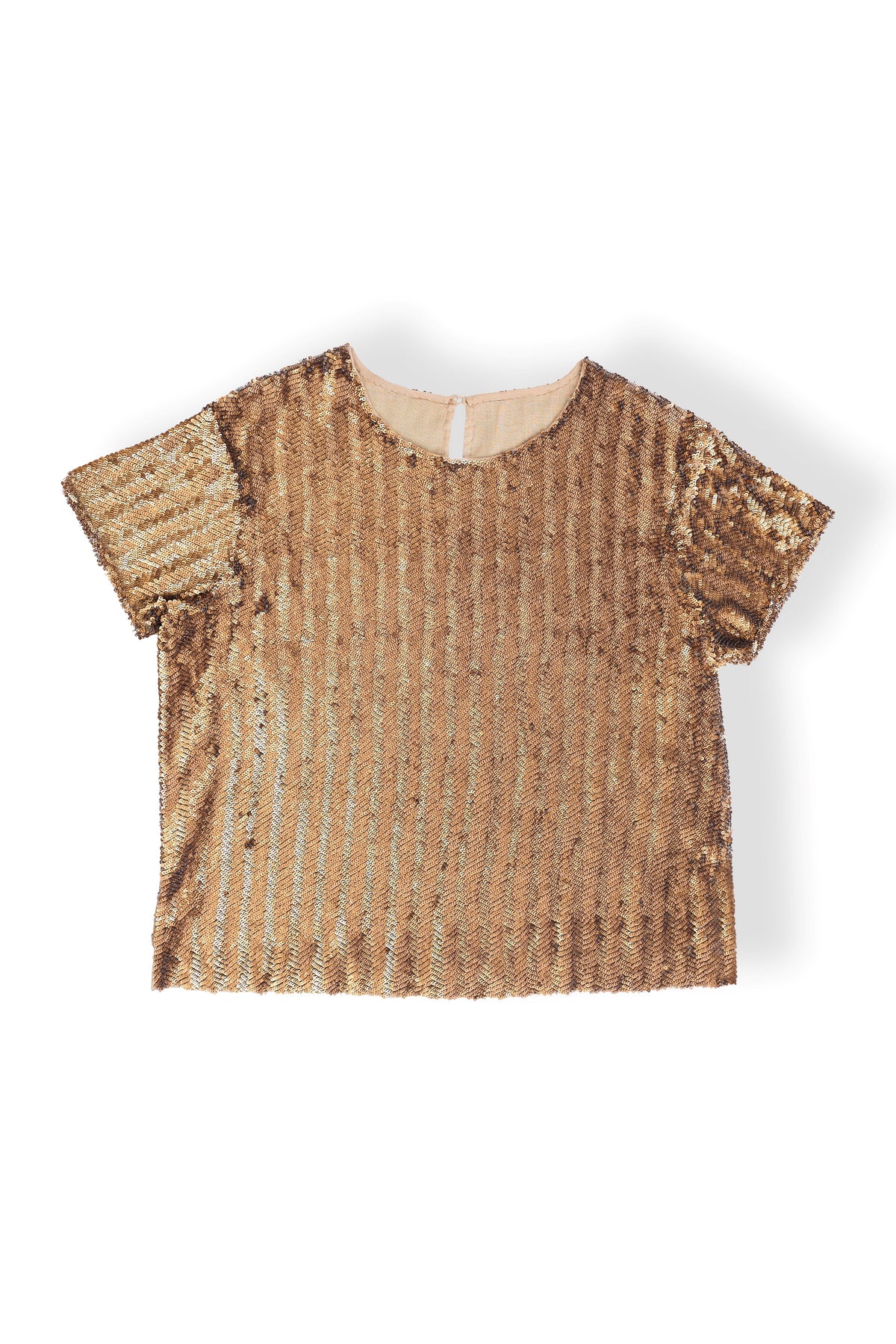 Gold Hand Sequined Blouse